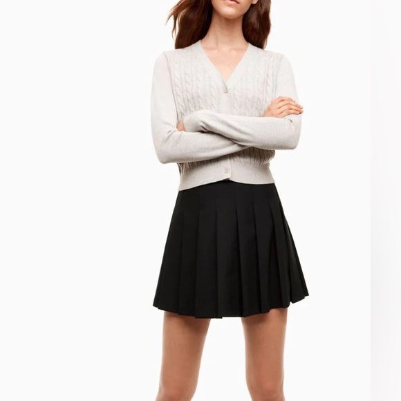 Sunday Best Black Pleated Skirt - Picture 1 of 5